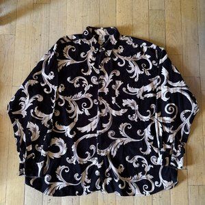 VINTAGE PAUL SMITH SHIRT, Ornamental Pattern Corduroy